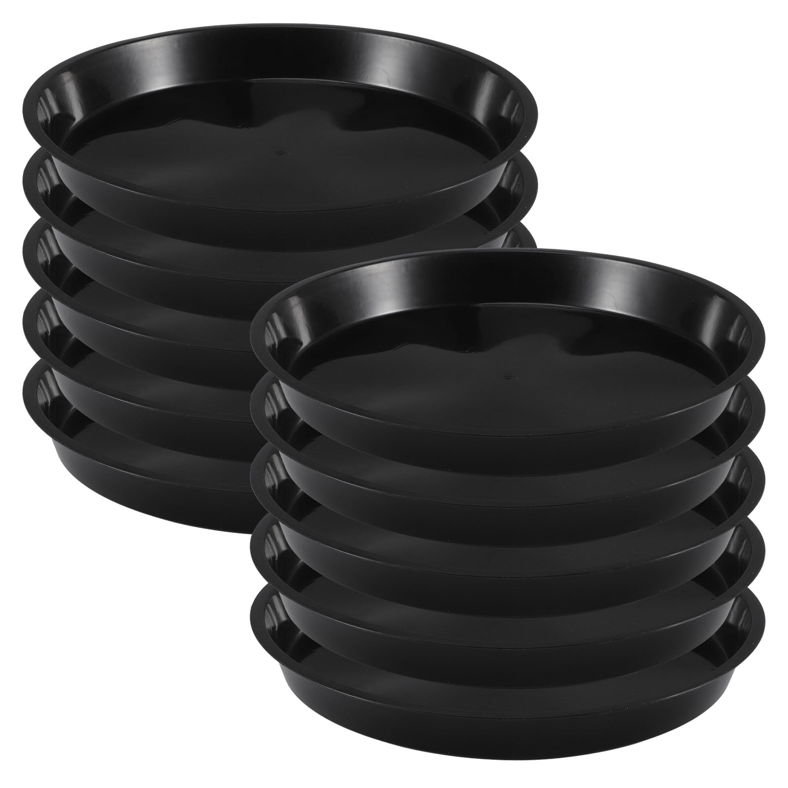 Bocaoying 10 Pack Plant Saucer Tray, 12" Durable Thicker Plastic Plant
