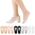 thumbnail image 1 of Bocaoying 10 Pack No Show Low Cut Liner Socks for Woman, Non Slip Breathable Flat Socks, Moisture-wicking Invisible No See Sock, Soft Boat Socks Ultra Low Cut Socks for Girls Women, US Size 5-7, 1 of 7