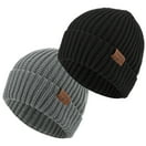 Empire Cove Knit Cuffed Beanie Hat Cap Warm Winter Men Women Soft Toboggan Orange