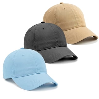 Bocaoying 3 Pack Toddler Baseball Cap for Boys & Girls 2-5 Years, Adjustable Washed Cotton Hat for Summer Sun Protection