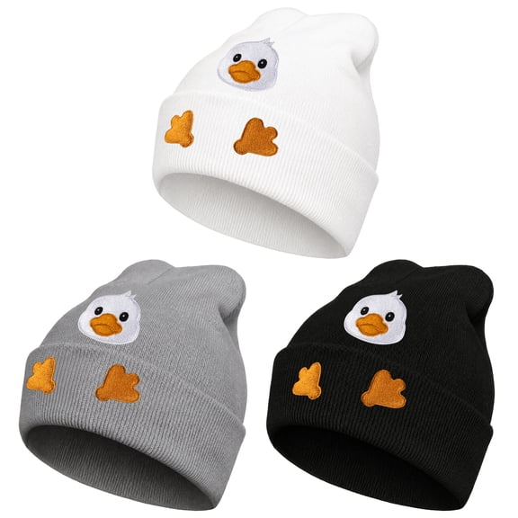 Beanie Hat Smooth Rib Knit with Wide Folded Cuff Close Vertical Ribbing ...