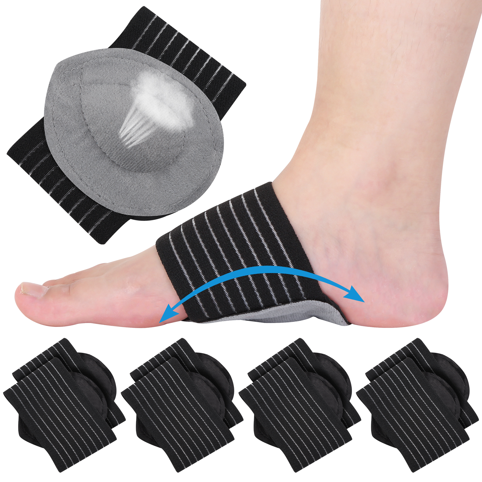 Foot Pain Arch Support Plantar Fasciitis Insole Pad Arch Supports Shoes