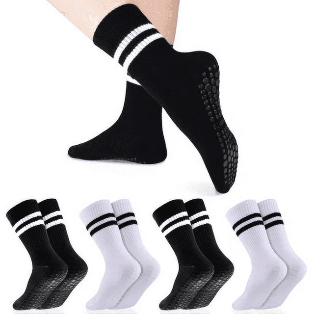 Gaiam Yoga Socks - Toeless Grippy Non Slip Sticky Grip Accessories for  Women & Men : : Clothing, Shoes & Accessories