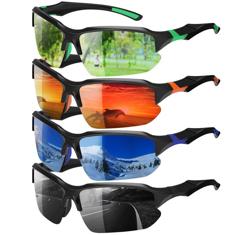 Polarized Sunglasses UV400 Protection for Fishing Cycling Outdoor Activities Amazon.com: FAGUMA Sports Polarized Sunglasses For Men  main image 3