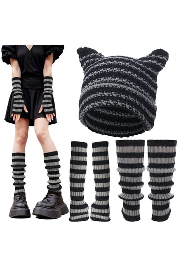 Crochet Cat Hat And Scarf
