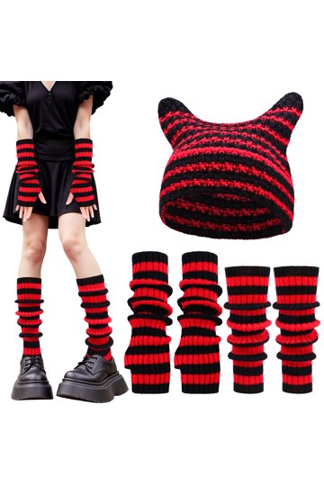 Crochet Cat Hat And Scarf display picture 1