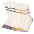 thumbnail image 1 of Bocaoying 6 Pairs Women Fuzzy Socks, Soft Cozy Fluffy Slipper Winter Thick Warm Plush Socks, Women Winter Fluffy Cozy Slipper Socks, 1 of 8