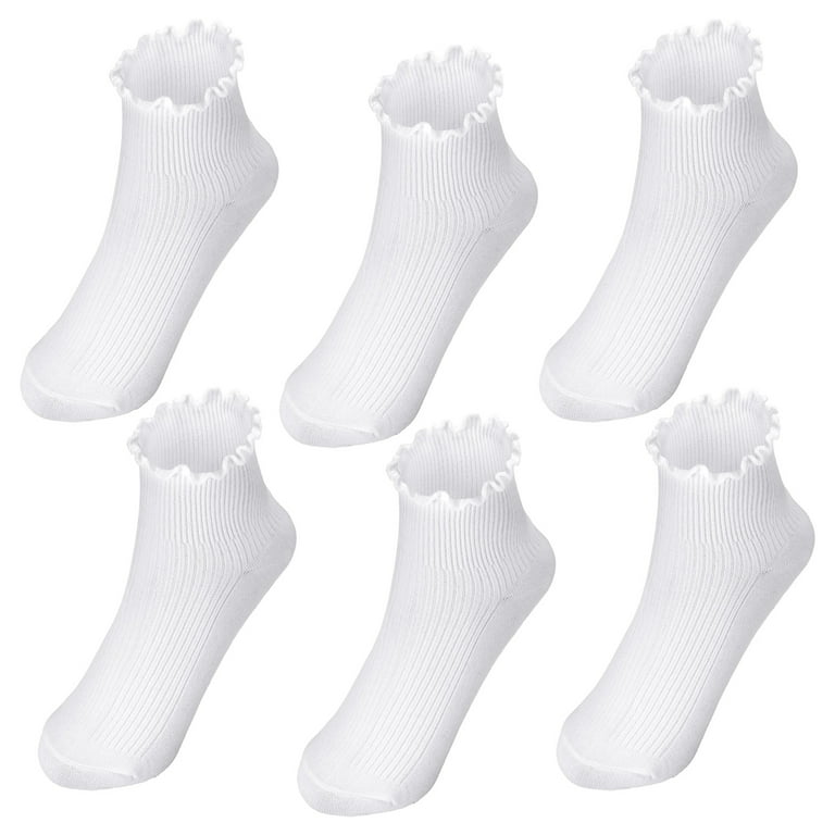 【typeservice】Textured Ruffled Socks レース ソックス Amazon.com: Benefeet Sox Big Lace Ruffle Frilly Ankle Socks