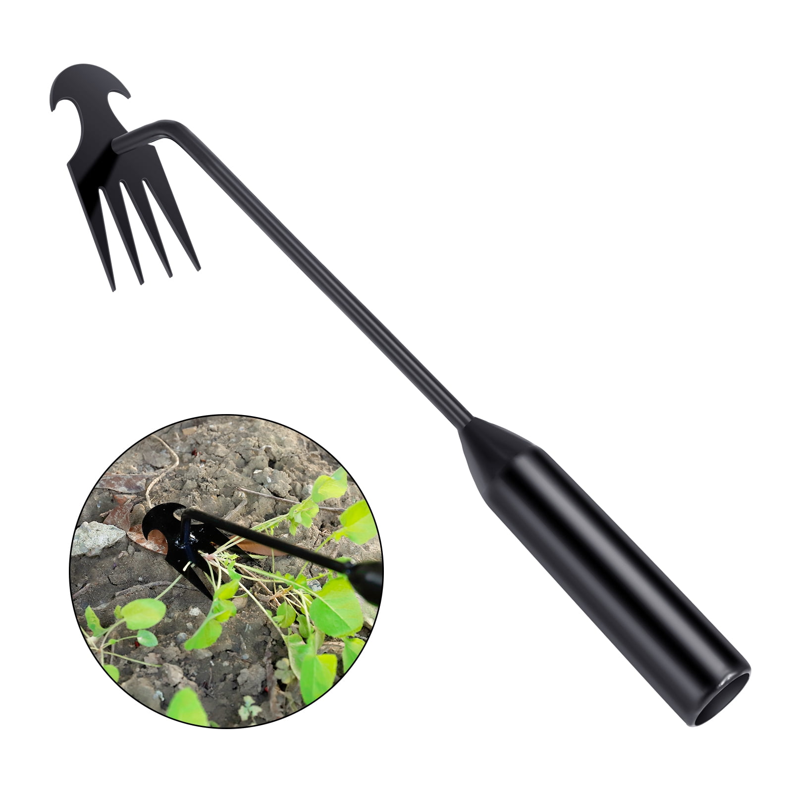 Bocaoying Weed Puller Tool, 12'' Weeder Hand Tool for Garden, Weeding