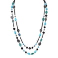 thumbnail image 1 of Bocar Long Necklaces for Women Trendy, Boho Layered Crystal Beaded Collar Necklaces for Women, Fashion Statement Necklaces Jewelry(NK-10084-blue green), 1 of 9