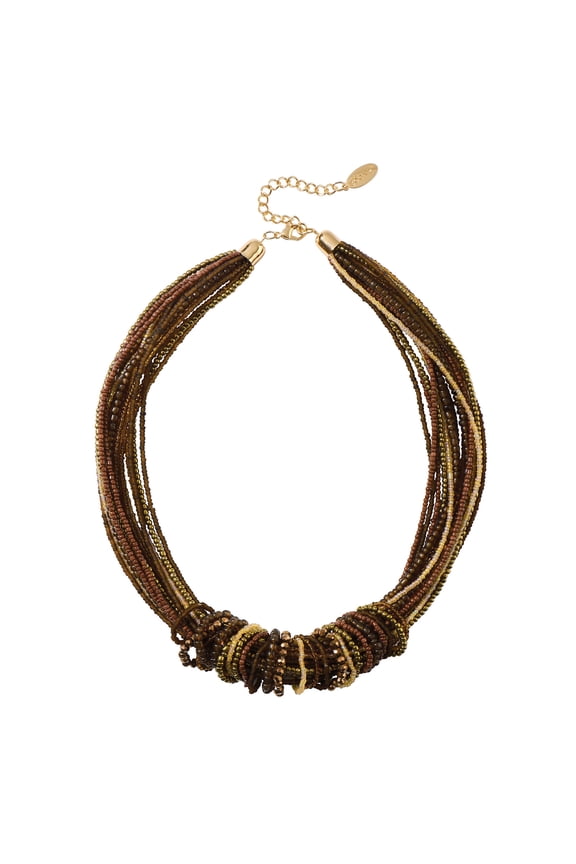 Chunky Statement Colorful Seed Beads Women Choker Collar Necklace