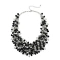 thumbnail image 1 of Bocar Fashion Crystal Chunky Collar Statement Necklace for Women, Black, 19 inches (NK-10260-black), 1 of 5