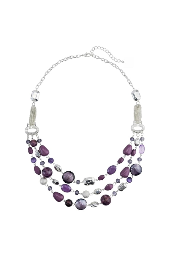 New Multi Layer Beads Statement Gold Chain Necklace for Women