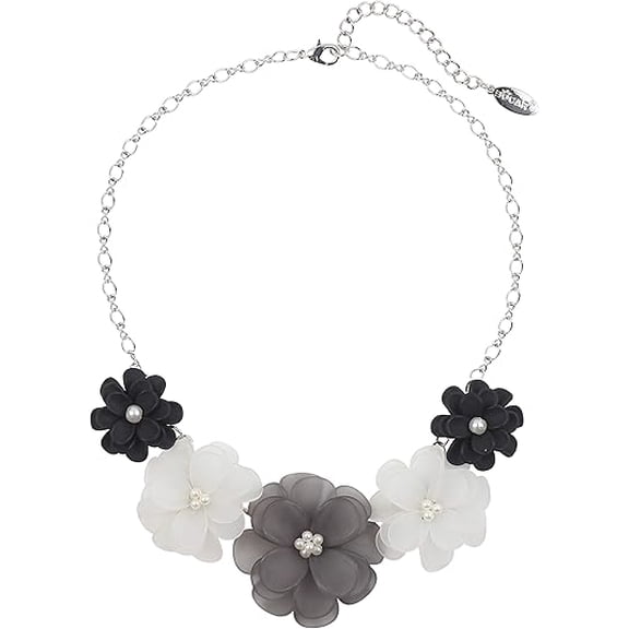 Bocar Trendy Flower Summer Beach Statement Collar Necklace - Women's Party Choker Jewelry Gift
