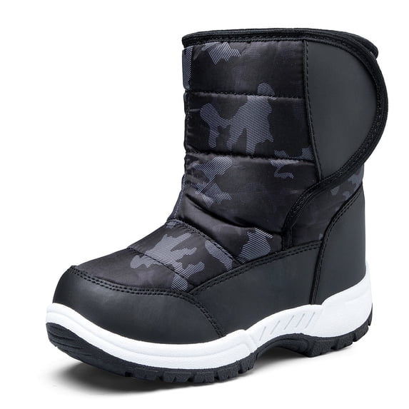 Bocca Boys Snow Boots Print Anti-Slip Winter Boots 7M