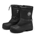 thumbnail image 1 of Bocca Boys Waterproof Snow Boots A1-Black Slip Resistant Winter Boots B7M, 1 of 5