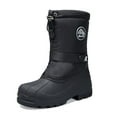thumbnail image 1 of Bocca Boys Waterproof Snow Boots A1-Black Slip Resistant Winter Boots B7M, 1 of 6