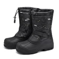 thumbnail image 1 of Bocca Boys Waterproof Snow Boots Black-dino Slip Resistant Winter Boots 1M, 1 of 5
