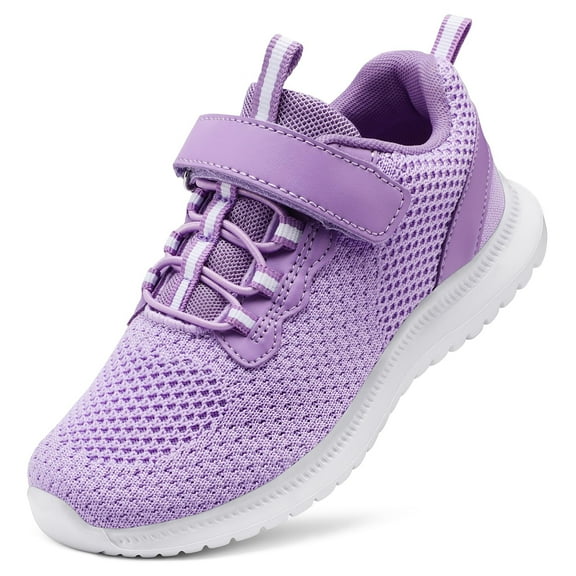 Bocca Girls Athletic Sneakers Purple Lightweight WalkingTennis Shoes 11M