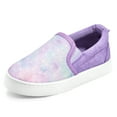 thumbnail image 1 of Bocca Girls Blue Glitter Slip on Sneakers Kids Canvas Walking Shoes Size 11, 1 of 6