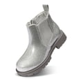 thumbnail image 1 of Bocca Girls Glitter Chelsea Boots Gray Ankle Booties With Zipper 11M, 1 of 6