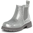 thumbnail image 1 of Bocca Girls Glitter Chelsea Boots Gray Ankle Booties With Zipper 1M, 1 of 6