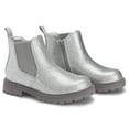 thumbnail image 1 of Bocca Girls Glitter Chelsea Boots Gray Ankle Booties With Zipper 1M, 1 of 6