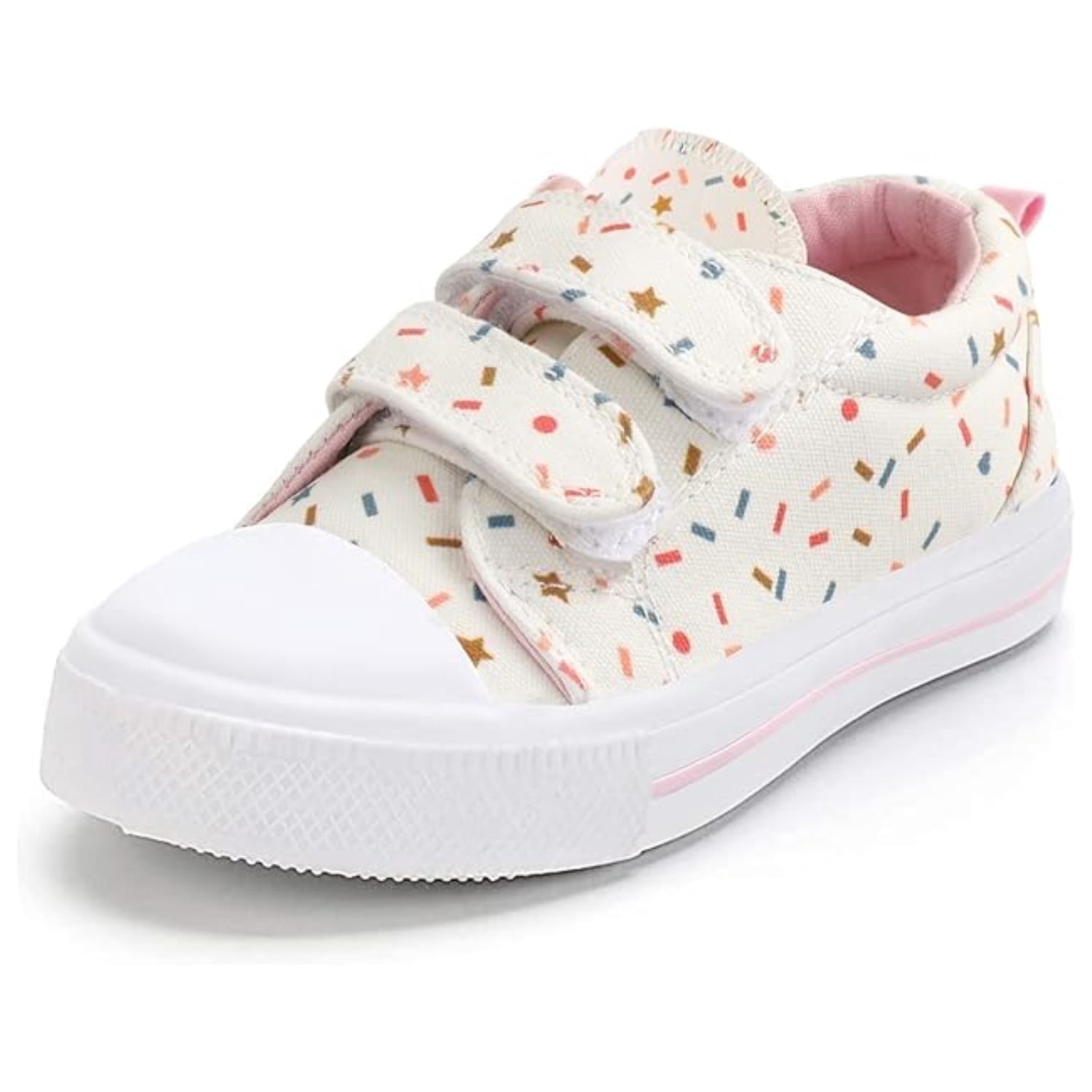 Kid's Walking Sneakers Colorful Girls Canvas Shoes Size 12