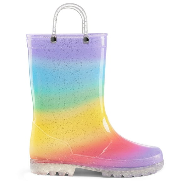 Bocca Kids Colorful Gradient Rain Boots for Toddler Girls Sizes 2