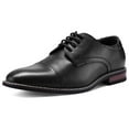 thumbnail image 1 of Bocca Men's Formal Business Shoes Black Classic Lace Up Oxford Shoes 13M, 1 of 7
