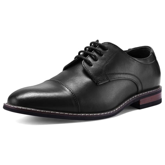 Bocca Men's Formal Business Shoes Black Classic Lace Up Oxford Shoes 9.5M