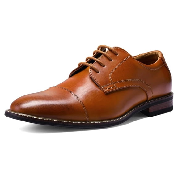 Bocca Men's Formal Business Shoes Brown Classic Lace Up Oxford Shoes 11M