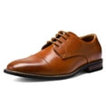 thumbnail image 1 of Bocca Men's Formal Business Shoes Brown Classic Lace Up Oxford Shoes 12M, 1 of 7