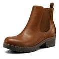 thumbnail image 1 of Bocca Women's Brown Chelsea Boots Chunky Heel Ankle Booties Size 6, 1 of 8