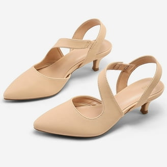 Charles David Pio Taupe Micro Suede Pointed Toe Slip On Stiletto