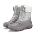 thumbnail image 1 of Bocca Women's Insulated Snow Boots Grey Mid-calf Winter Boots Lace-up 8M, 1 of 6