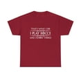 thumbnail image 1 of Bocce Ball Player - I Play Bocce Ball & I Know Things T-Shirt, 1 of 2