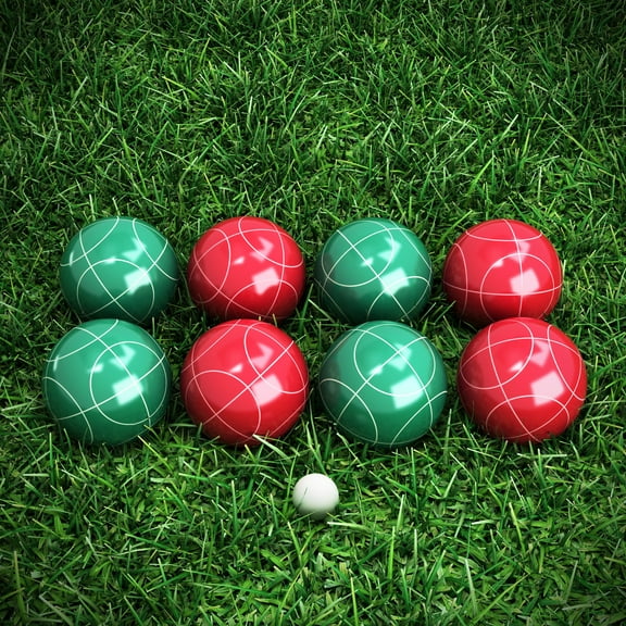 Trademark Games Bocce Ball Set with 8 Balls, Pallino, and Carrying Case