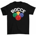 thumbnail image 1 of Bocce Balls T-Shirt Bocci Player Boules Sport Game Italian Bowling Tee, 1 of 2