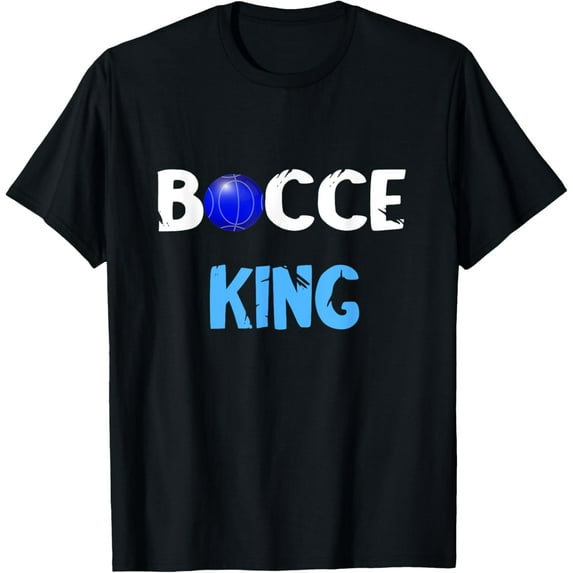 Bocce King Boccia Team Italian Pallino Game Boules Sports T-Shirt