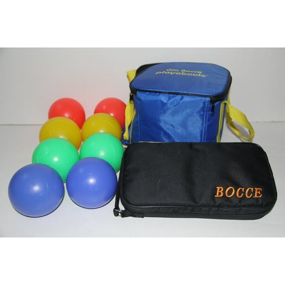 Bocce Package - Glow in Dark Light up Set and 73mm Metal Petanque Set [Misc.]