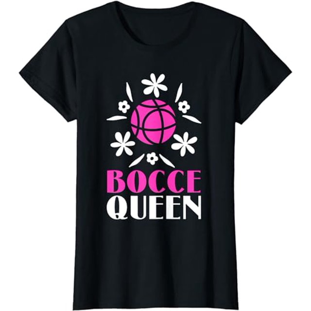 Bocce Queen Funny Bocce Ball TShirt