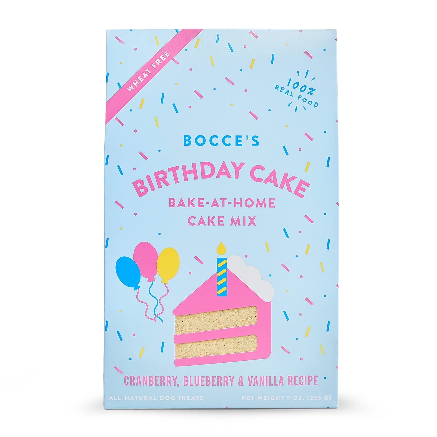 Bocce’s Bakery AllNatural, Bake STF9 At Home Dog Treat, Birthday Cake