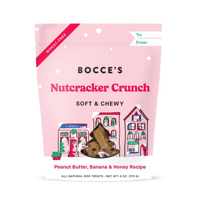 Bocce's Bakery AllNatural, Seasonal, Nutcracker Crunch Dog Treats