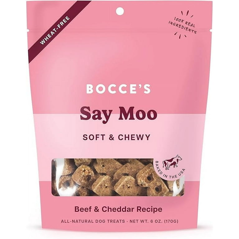 Bocce's Bakery Every Day Say Moooo Soft & Chewy Dog Treats Bocce's Bakery Every Day Say Moooo Soft & Chewy Dog Treats