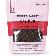 Bocce's Bakery Say Moo Beef Cheddar Dog Training Treats 6 oz