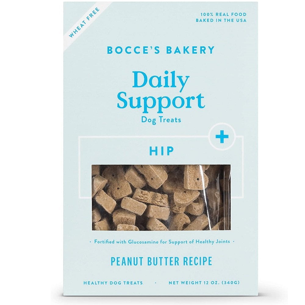 Bocce's Bakery Daily Support Peanut Butter Recipe Functional Hip & Joints Biscuit Dog Treats Bocce's Bakery Daily Support Peanut Butter Recipe Functional Hip & Joints Biscuit Dog Treats