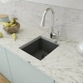 thumbnail image 1 of Bocchi 1608-0126 Campino Uno 16" Undermount Single Basin Granite Bar Sink - Grey, 1 of 7