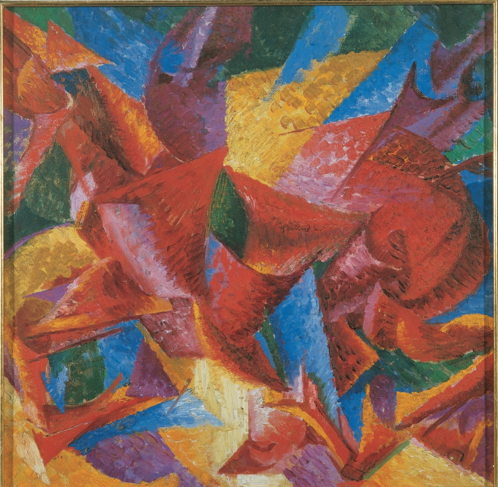 Boccioni Umberto Canvas Art - (24 x 18)