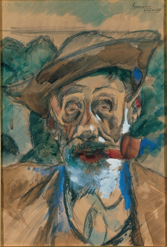Boccioni Umberto Canvas Art - (24 x 36)